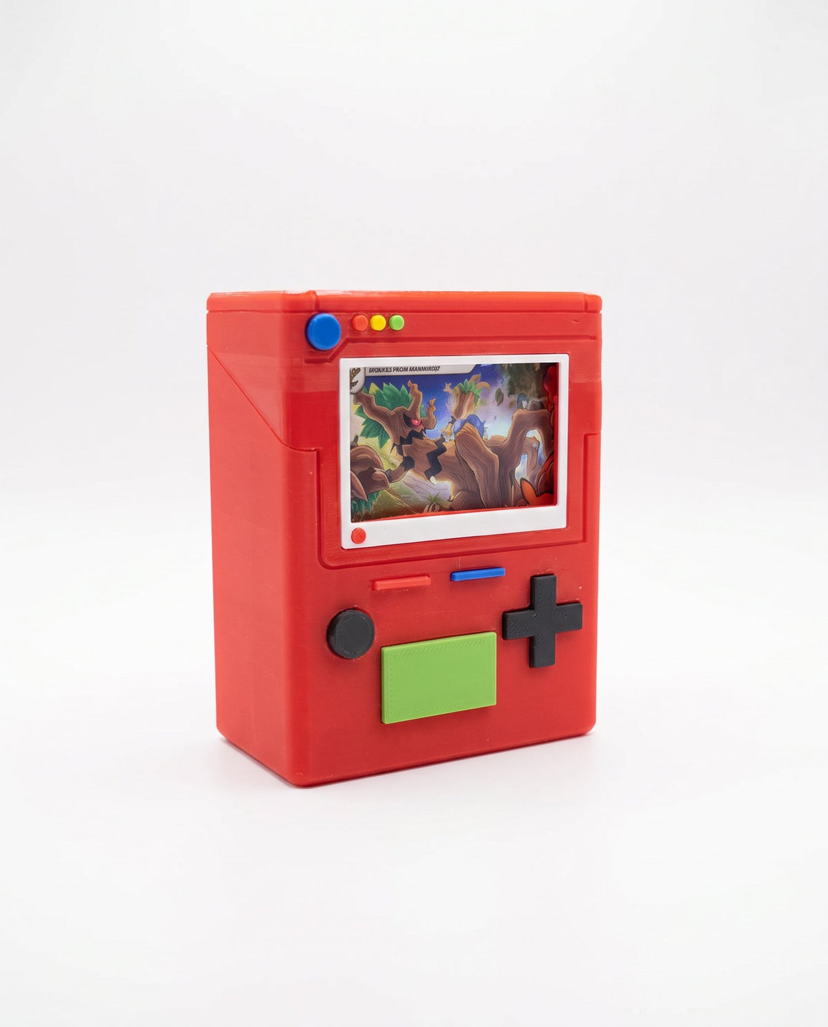 Pokédex porta cartas mostrando una carta Pokémon en la ventana